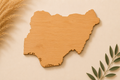 Wooden Silhoutte of Nigeria