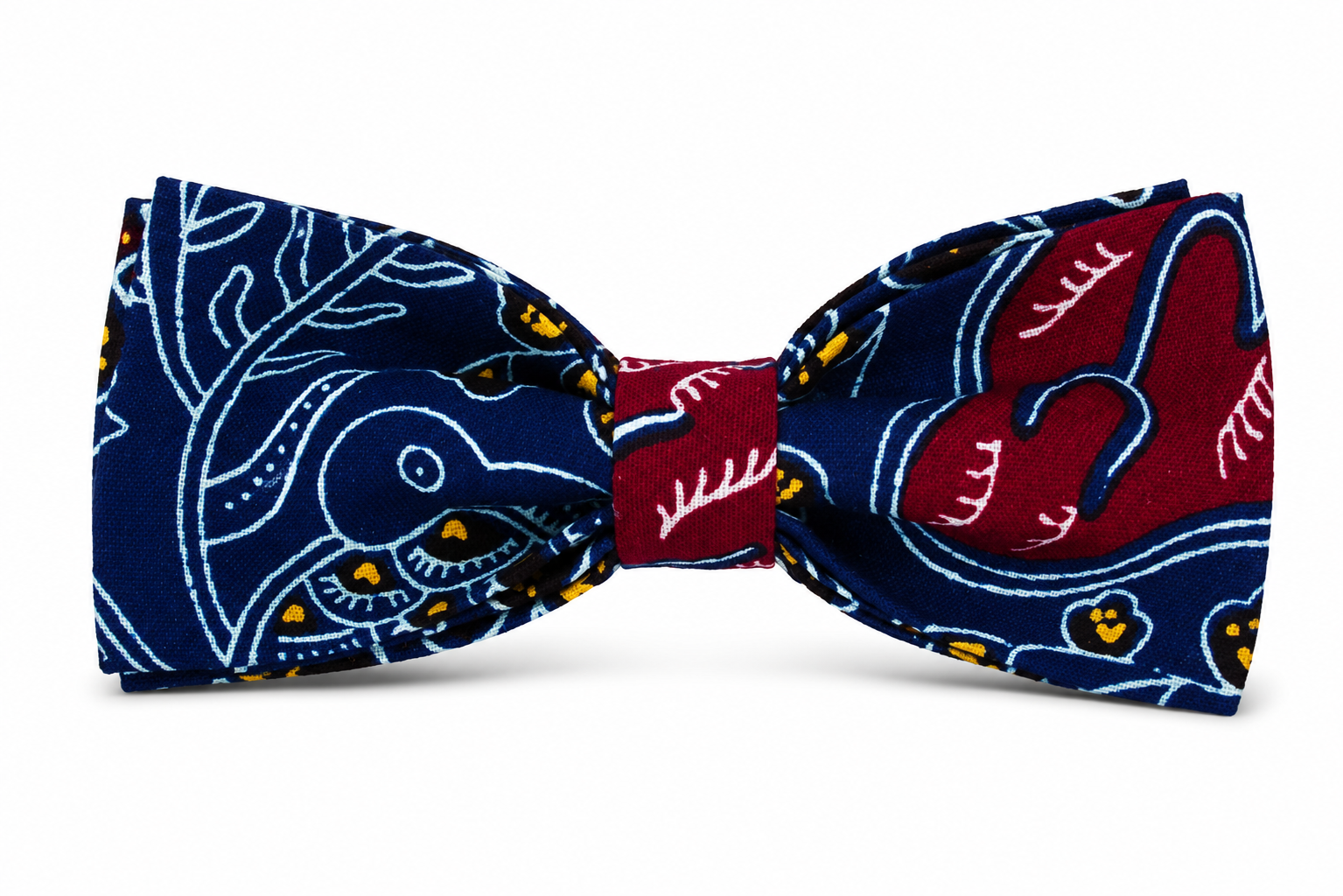 Tie - Blue Red Ankara
